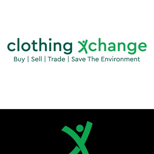 Clean, simple yet modern logo for clothing xchange.