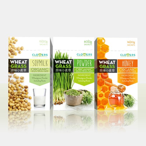 Whetagrass Organic Powder, Honey and Soymilk