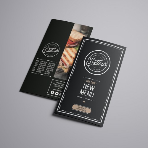 Menu Design for Sottinis