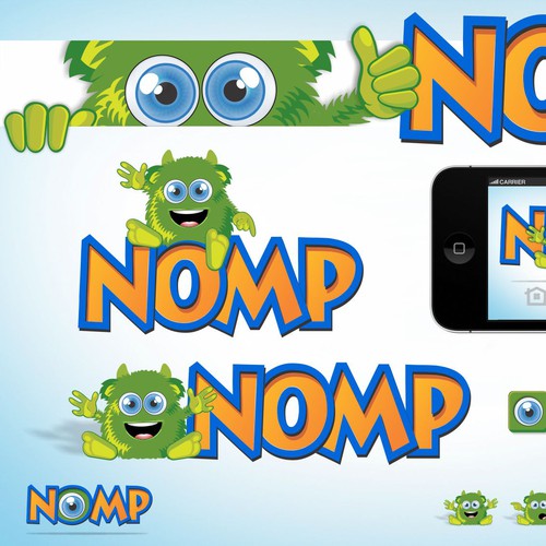 Nomp gaming site logo
