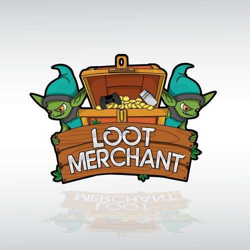 Loot Merchant Concept Logo