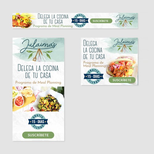 Banner design for Healthy Catering