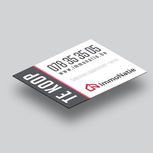 Fresh and readable real-estate Signage