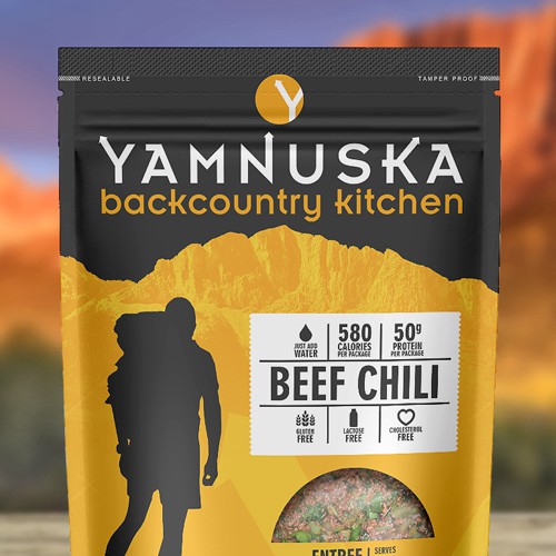 New Backcountry Food Retail Package targeted to the outdoor market