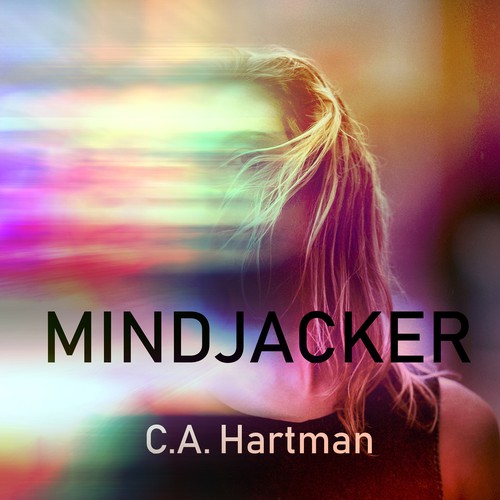 Book cover design for sci-fi MindJacker