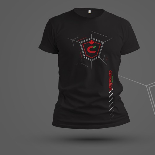 T-shirt Design For Canadian Fitness Brand