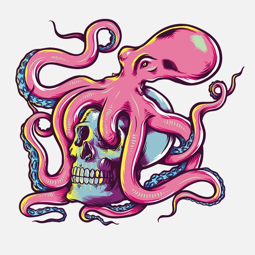 Skull & Octopus