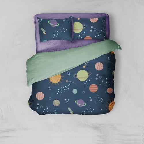 Space pattern for bedding