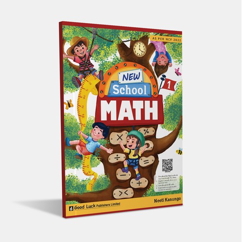 Custom Illustration and cover design for Educational Math Series