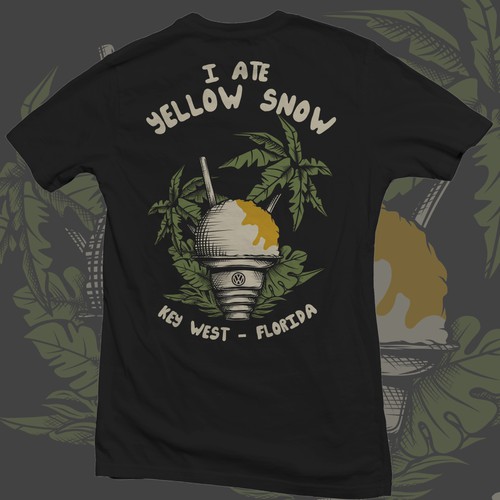 Yellow Snow Cone