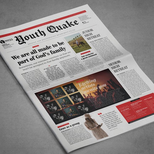 Newspaper design