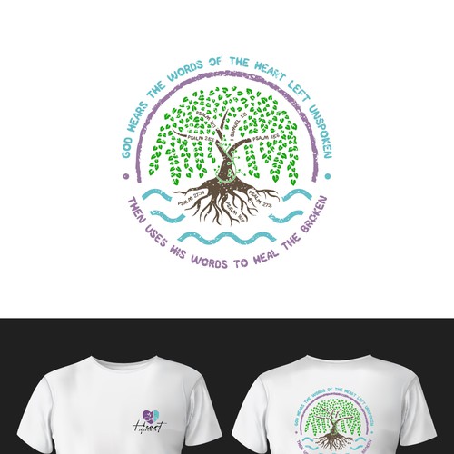 Heart Unspoken tshirt design