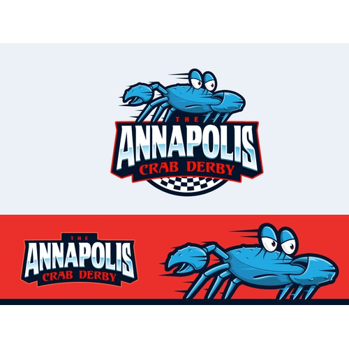 A playful blue crab  for the Annapolis Crab Derby 