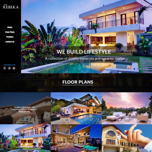 Real estate website design