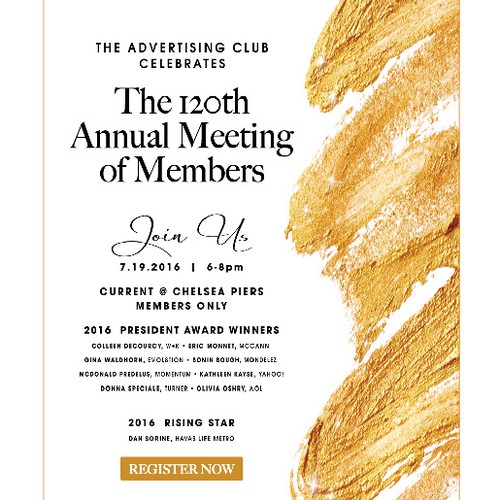 The Advertising Club Email Invitation