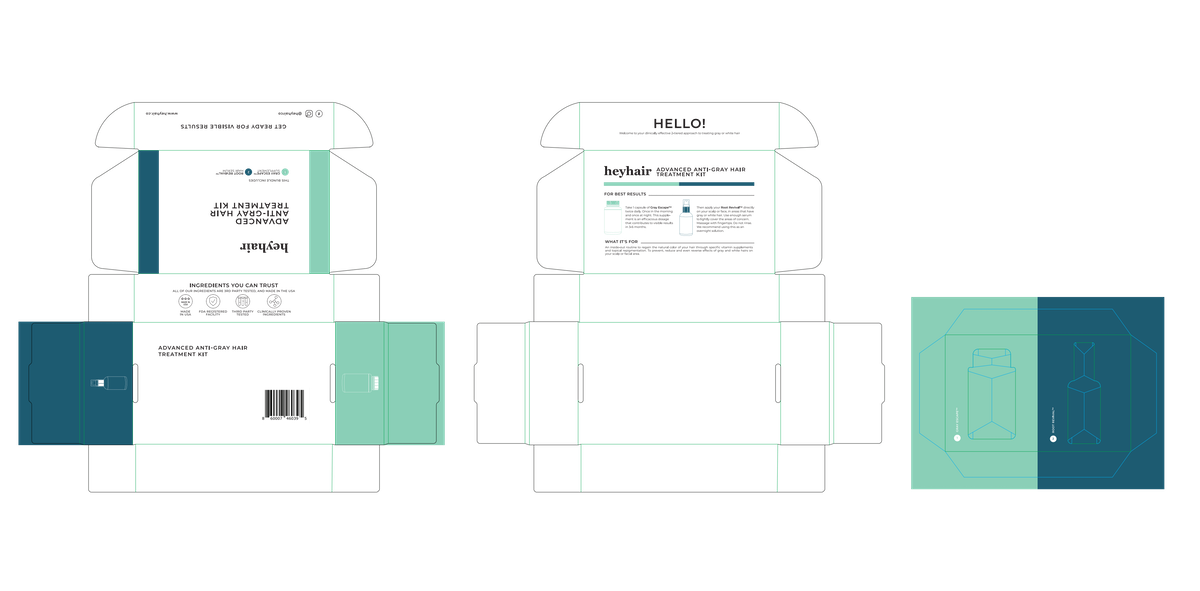 3 d渲染Anti-Gray工具盒——与产品(如果可能的话)