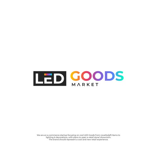 Design logo for LED Goods Market