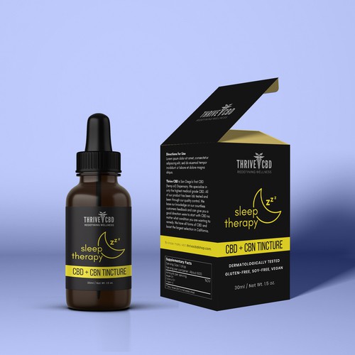 ThriveCBD's Tincture Packaging