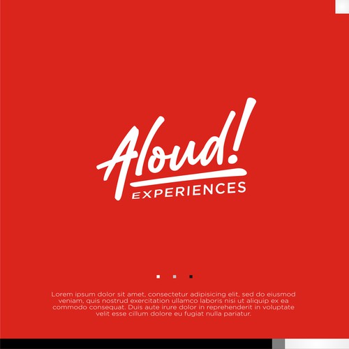 Aloud! Experiences  - Logo Design Contest