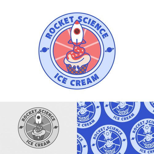 Rocket Science Ice Cream Logo
