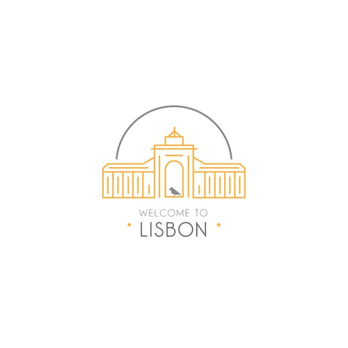 Logo concept for welcome to lisbon