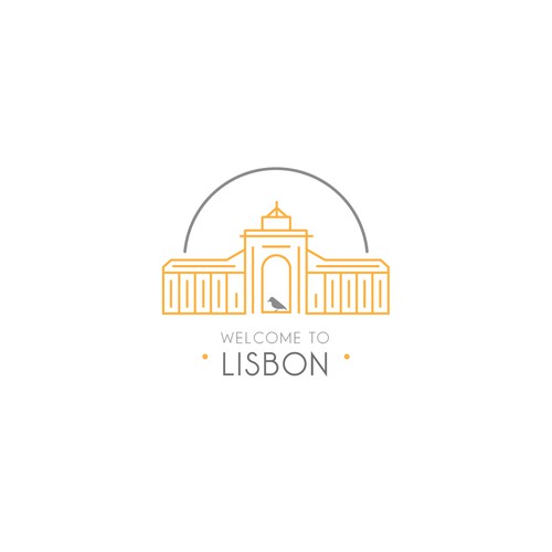 Logo concept for welcome to lisbon