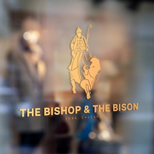 The Bishop & The Bison Logo