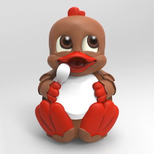 3D Mascot for Nourriplus