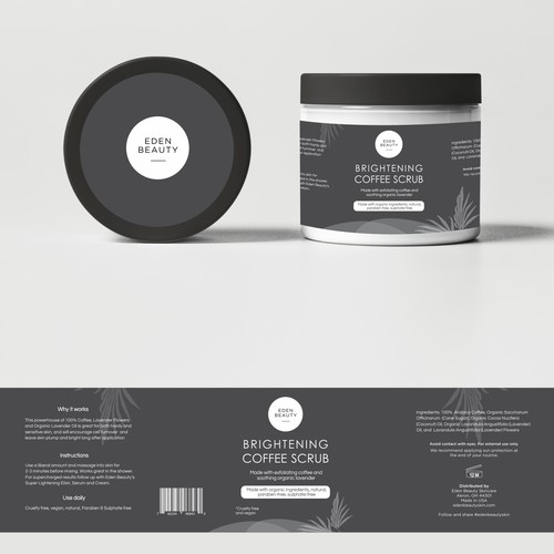 Product Label for Eden Beauty