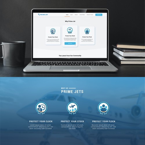 Icons for Private Jet company