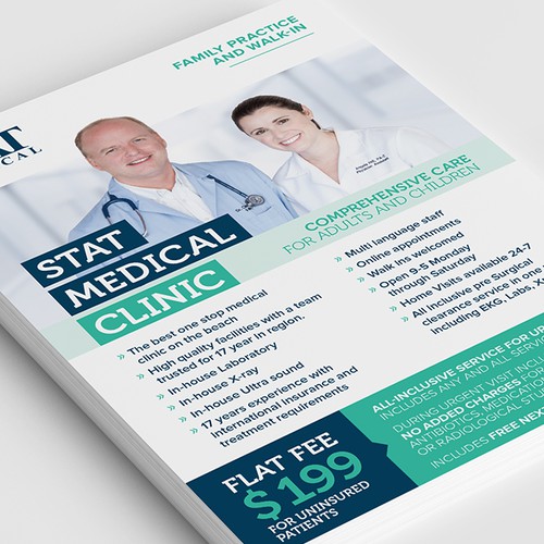 Stat Medical Clinic Flyer