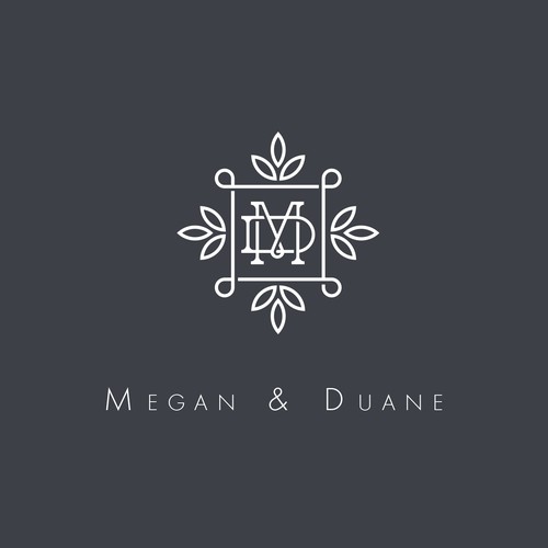 M+D Wedding Monogram