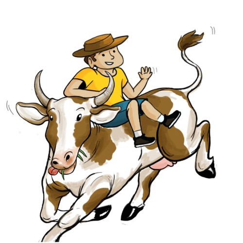 Illustration for Cows Run/walk Benefiting Childrens' hospital i