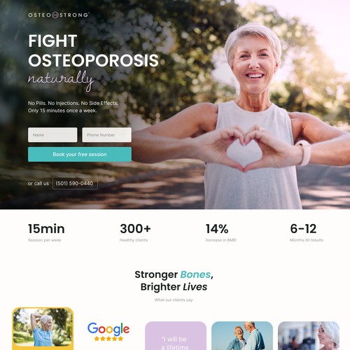 Lead Capture Focused Landing Page