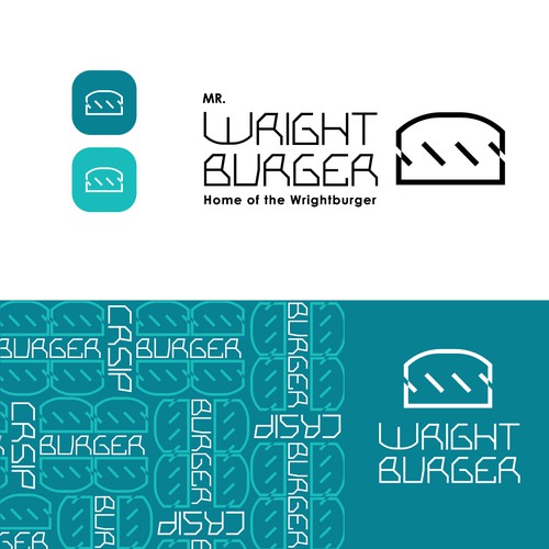 burger logo design