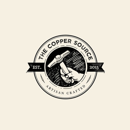 Logo for Artisan Crafted Copper Pieces