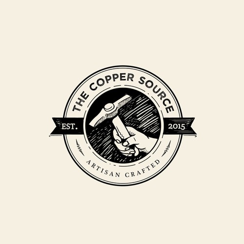Logo for Artisan Crafted Copper Pieces