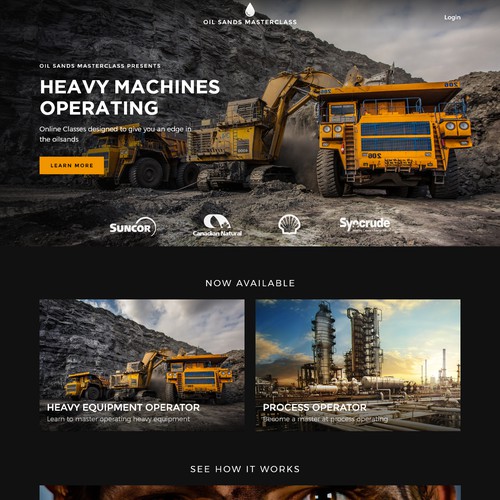 Web design for a construction company