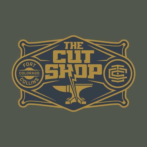Logo for The Cut Shop.
