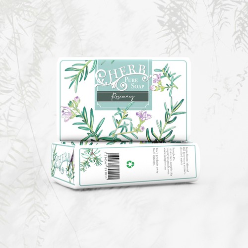 Packaging design for herbal soap
