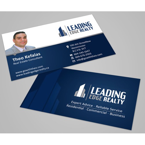 Create the NEW       stationery     for                   LEADING EDGE REALTY