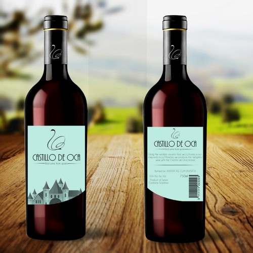 branding wine bottle