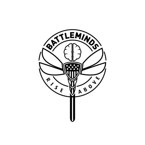 Battleminds logo for t-shirt brand proposal