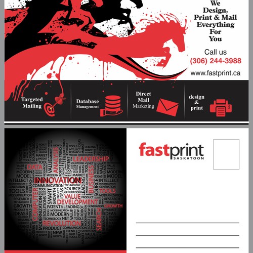 New postcard or flyer wanted for Fastprint