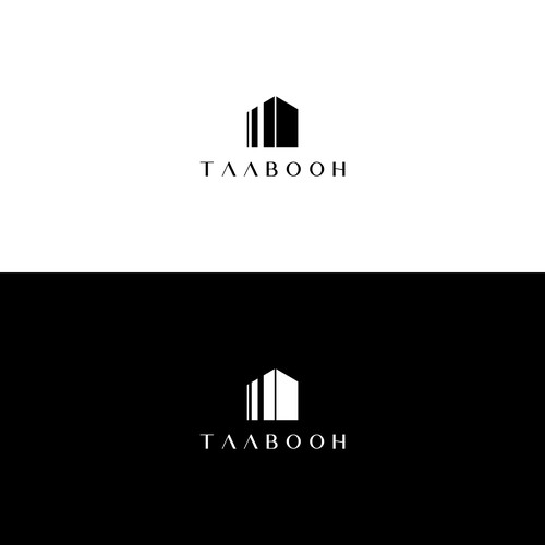 Elegant minimal logo design for Taabooh