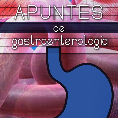 Crear una portada innovadora para un libro de gastroenterología