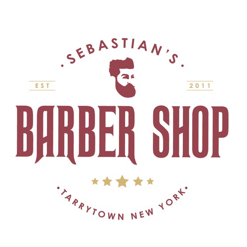 Vintage logo for barbershop
