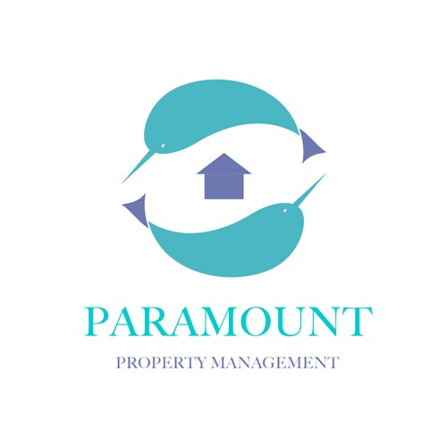 Minimal logo concept for Paramount Property Management