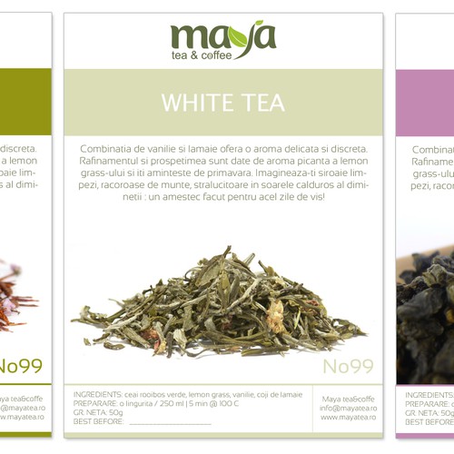 Create the next product label for Tea&cofee