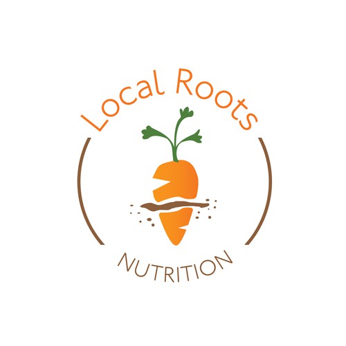 Clean, fun logo for nutrition company